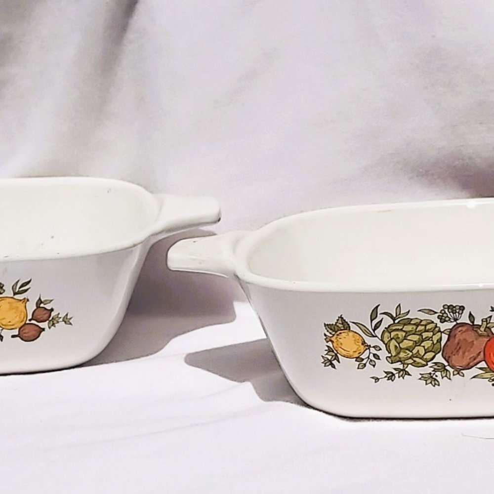 Corningware, QTY 2 - Spice of Life (L' Echalote) Pattern
